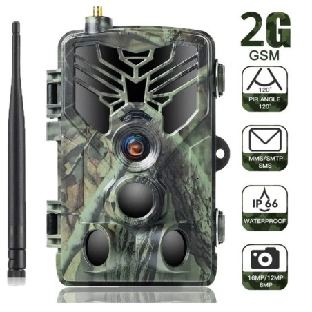 Caméra de html Extérieure 2G 4K HD MMS SMS SMTP, 20MP 1080P, Vision No