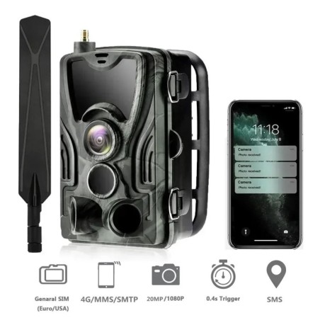 HC-801 Série Andrea Control 4G 20MP 1080P html Trail Caméra Sans Fil q