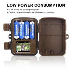 Mini caméra de chasse et de suivi des sentiers, 16mp, 1080P HD, Vision