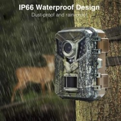 DL006 Mini caméra de chasse 16MP 1080P HD sentier sauvage Vision noctu