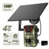 Caméra solaire de chasse et de sentier, 14mp, 4G, étanche, 20M, détect