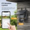Caméra de chasse solaire 5MP 4G SIM caméra PTZ sans fil avec panneau s