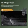 Caméra de chasse solaire 5MP 4G SIM caméra PTZ sans fil avec panneau s