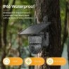 Caméra de chasse solaire 5MP 4G SIM caméra PTZ sans fil avec panneau s