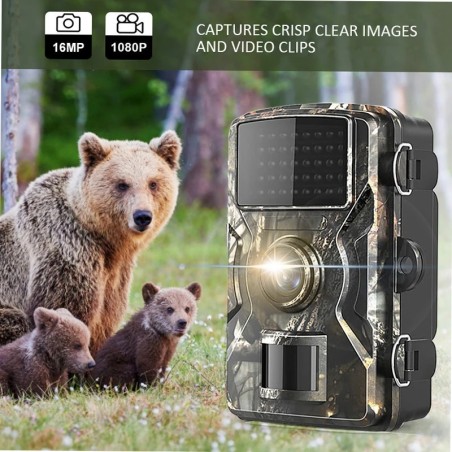 16MP 1080P caméra de chasse et de jeu de la faune caméra de sécurité a