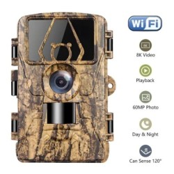 PR801 60MP caméra de chasse WIFI extérieure contrôle par application 8