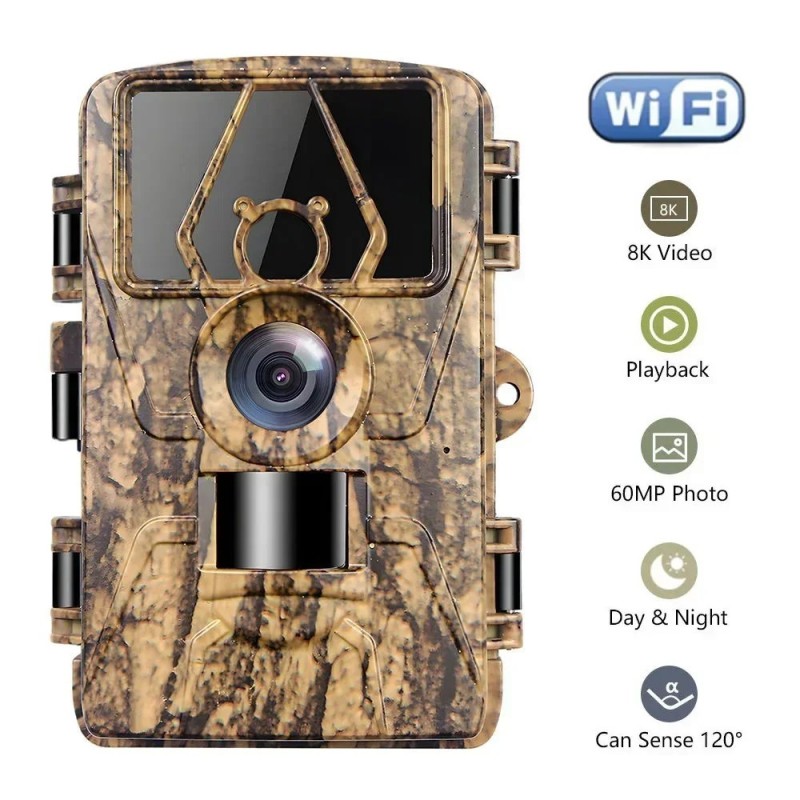 PR801 60MP caméra de chasse WIFI extérieure contrôle par application 8 PR801 60MP caméra de chasse WIFI extérieure contrôle par application 8