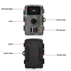 Caméra extérieure 16MP 080P, détection de champ, écran couleur TFT, ut