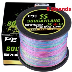 Sougayilang 12 brins/8 brins/4 brins ligne de pêche 550M 350M 150M Mul