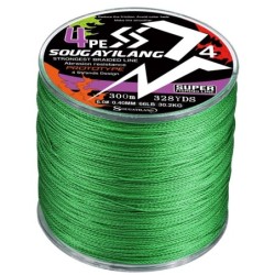 Sougayilang 300M 500M 8 brins 4 brins tressé ligne de pêche 18-88LB Mu