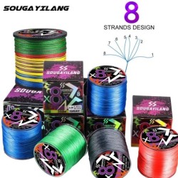 Sougayilang 300M 500M 8 brins 4 brins tressé ligne de pêche 18-88LB Mu