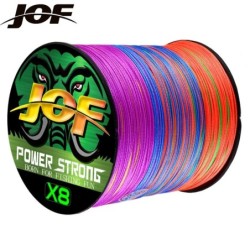 JOF ligne de pêche 8 tressé Multifilament PE 300M 500M 1000M Durable l