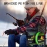 Ligne de pêche tressée, 164 yards, 8 brins, perception furtive, pour l