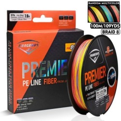 PROBEROS 8 brins tressé ligne de pêche 100M ligne PE d'eau salée ligne