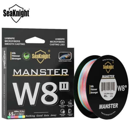 SeaKnight-Ligne de pêche tressée en PE, série W8 II, 8 brins, 500m, 30
