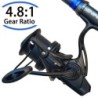 Grands moulinets de pêche Spinning 8000 9000 10000 12000 longue roue d