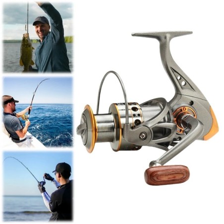 Moulinet de pêche à tambour fixe CNC tout usage, équipement à ratio de