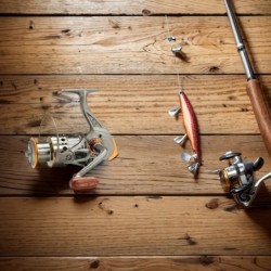 Moulinet de pêche à tambour fixe CNC tout usage, équipement à ratio de
