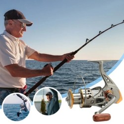 Moulinet de pêche à tambour fixe CNC tout usage, équipement à ratio de