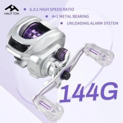 HAUT BOU- Moulinet de pêche léger Baitcaster, frein magnétique, eau do