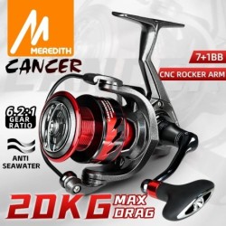 MEREDITH CANCER 7 + 1BB alliage corps métallique moulinet 18KG Max car