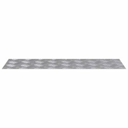 Plaques de Vérin en Aluminium 4 pcs Antidérapantes 75x25 cm 