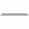 Plaques de Vérin en Aluminium 4 pcs Antidérapantes 75x25 cm 