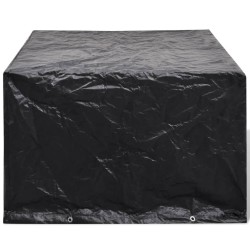 Housses de salon de jardin 2 pcs 8 œillets 135x135x90 cm 