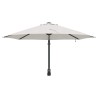 Parasol de jardin mural avec LEDs, beige, 248 cm. 