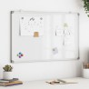 Tableau blanc magnétique 80x50x1,7 cm aluminium 