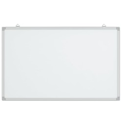 Tableau blanc magnétique 80x50x1,7 cm aluminium 