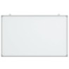 Tableau blanc magnétique 80x50x1,7 cm aluminium 