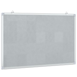 Tableau blanc magnétique 80x50x1,7 cm aluminium 