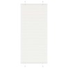 Store plissé blanc 95x200 cm largeur du tissu 94,4 cm polyester 