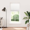 Store plissé blanc 95x200 cm largeur du tissu 94,4 cm polyester 