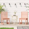 Chaises de jardin lot de 2 50x48x91,5 cm bois massif de douglas 