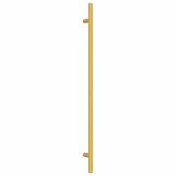Poignées d'armoire 10 pcs doré 320 mm acier inoxydable 
