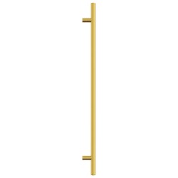 Poignées d'armoire 10 pcs doré 320 mm acier inoxydable 