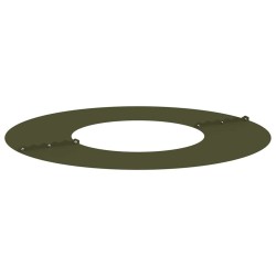 Pot de Fleur en Plastique Vert olive Plastique Grand Pot Rond 