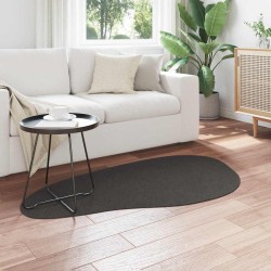 Tapis Anthracite 80 x 150 cm Polyester 
