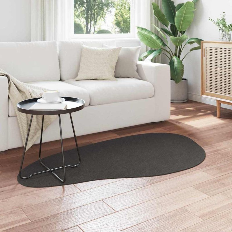 Tapis Anthracite 80 x 150 cm Polyester 