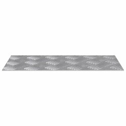 Plaques d'aluminium 4 pcs antidérapantes 40x20 cm 