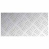 Plaques d'aluminium 4 pcs antidérapantes 40x20 cm 