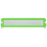 Barrière de sécurité de lit d'enfant Vert 180x42 cm Polyester 