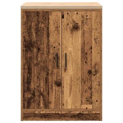 Armoire de rangement de garage vieux bois 60x51x85 cm bois pin 