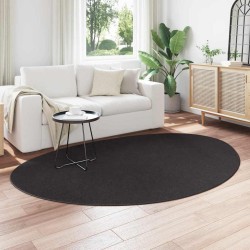 Tapis Noir 160 x 230 cm Polyester 