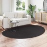 Tapis Noir 160 x 230 cm Polyester 