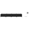 Jardinières de jardin 1 pc Noir 160 x 40 x 22 cm Plastique 
