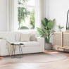 Tapis Couleur sable 160 x 230 cm Polyester 