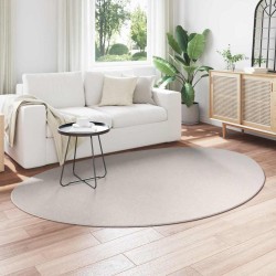 Tapis Couleur sable 160 x 230 cm Polyester 